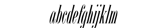 OPTIBorDen-Italic Font LOWERCASE