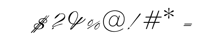 OPTICarmella-HandScript Font OTHER CHARS