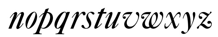 OPTICaslonFive-Italic Font LOWERCASE