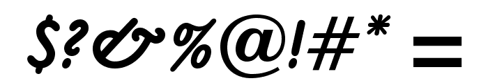 OPTICookeSans-BoldItalic Font OTHER CHARS