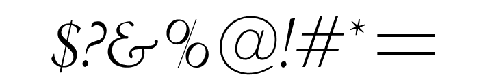OPTICubaLibre-Italic Font OTHER CHARS