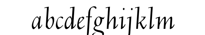 OPTIDeepdene-Italic Font LOWERCASE