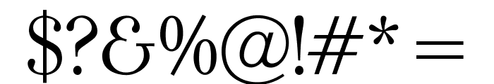 OPTIEpitome-Medium Font OTHER CHARS