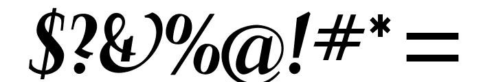OPTIFavrileBold-Italic Font OTHER CHARS