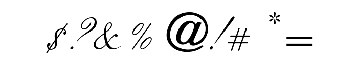 OPTIFlemish-Script Font OTHER CHARS