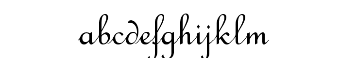 OPTIFrench-Script Font LOWERCASE