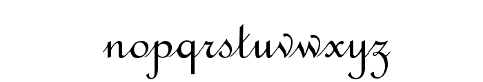 OPTIFrench-Script Font LOWERCASE