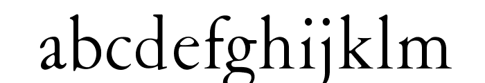 OPTIGaramond-Oldstyle Font LOWERCASE