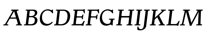 OPTIGargoyle-Italic Font UPPERCASE