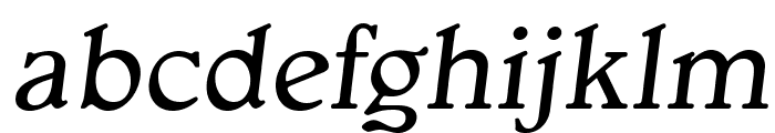 OPTIGargoyle-ItalicSupp Font LOWERCASE