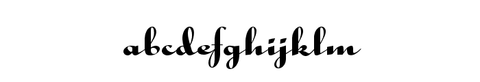 OPTIHolly-Script Font LOWERCASE