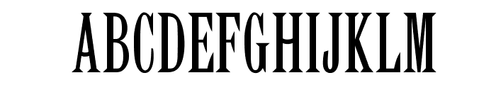 OPTILatin-Elongated Font UPPERCASE