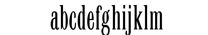 OPTILatin-Elongated Font LOWERCASE