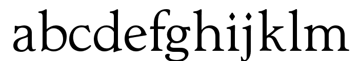 OPTILuciusAd-Light Font LOWERCASE