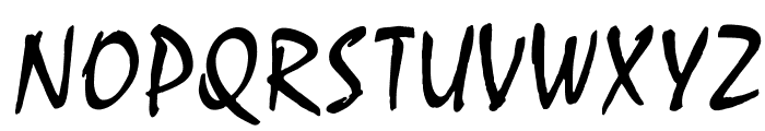 OPTIMistral-Graff Font UPPERCASE