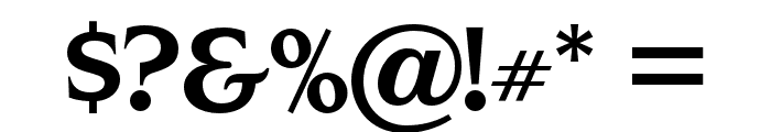 OPTINonoy-BoldItalic Font OTHER CHARS