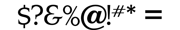 OPTINonoy-MediumItalic Font OTHER CHARS