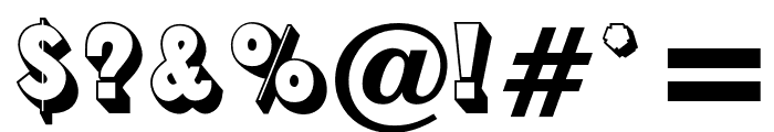 OPTISansSerif-Shaded Font OTHER CHARS