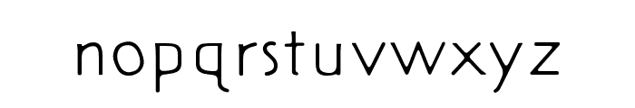OPTISin-Light Font LOWERCASE