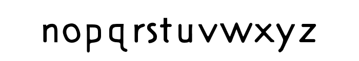 OPTISin-Medium Font LOWERCASE
