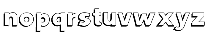 OPTIVancouver-Shadow Font LOWERCASE