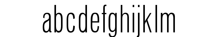 OPTIVenusLight-Cond Font LOWERCASE