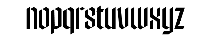 OPTIWycombeFive Font LOWERCASE