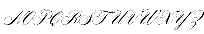 OPTIYale-Script Font UPPERCASE