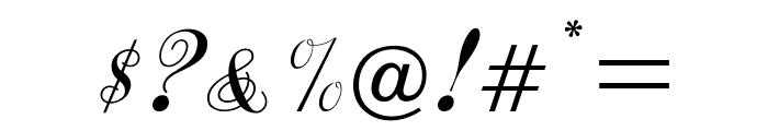 OPTIZipper Font OTHER CHARS