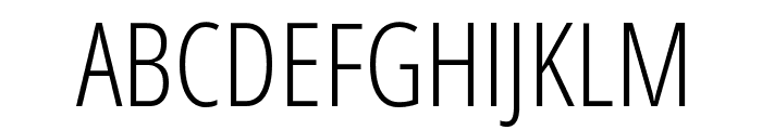 Open Sans Condensed Light Font UPPERCASE