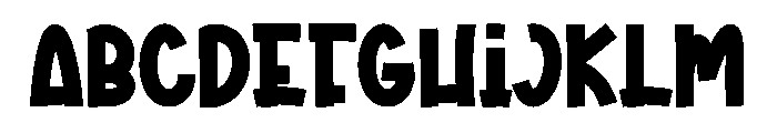 OpenBook1 Font UPPERCASE