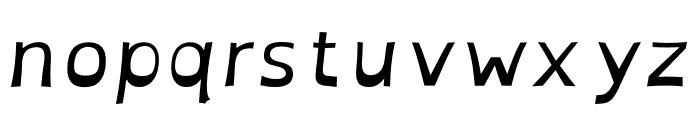 OpenDyslexic Italic Font LOWERCASE
