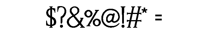 OpenRing Font OTHER CHARS