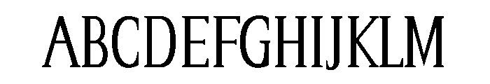 OpenRing Font UPPERCASE