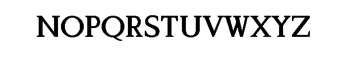 OpenRing Font LOWERCASE