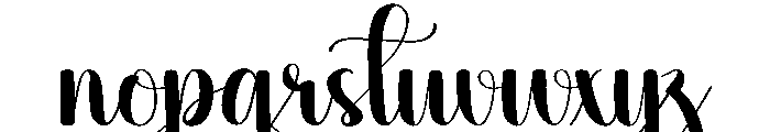 Openbook Font LOWERCASE
