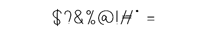 Openhouse Font OTHER CHARS