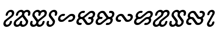 Ophidian Bold Italic Font LOWERCASE