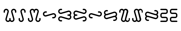 Ophidian Font LOWERCASE