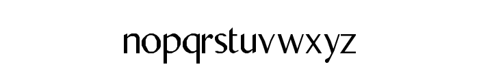Opirus Semi-Serif Regular Font LOWERCASE