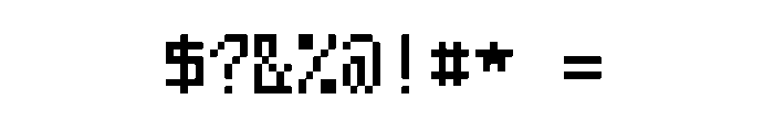 Optixal Font OTHER CHARS