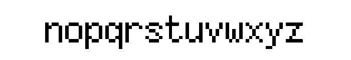 Optixal Font LOWERCASE