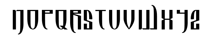 Opus Font LOWERCASE