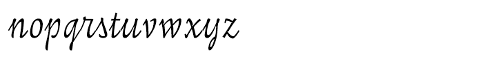 Opal Script Font LOWERCASE
