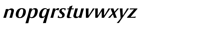 Optima nova Bold Italic Font LOWERCASE