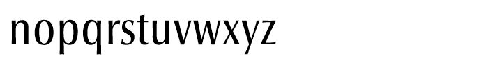Optima nova Condensed Medium Font LOWERCASE