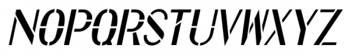 Open Case JNL Oblique Font LOWERCASE