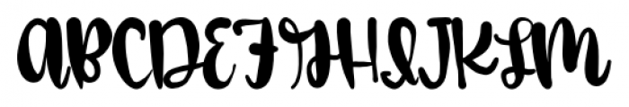 Ophelia Regular Font UPPERCASE