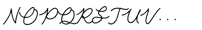Opaline Nottela Font UPPERCASE