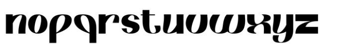 Opalique Extra Bold Font LOWERCASE